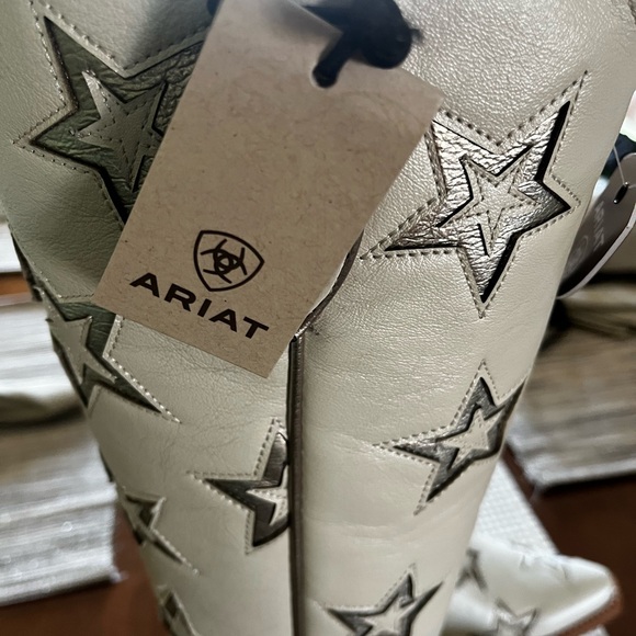 NWT Originally $350 Ariat Casanova Star X Toe Western Boot in Pearl Size 7 - Picture 5 of 13